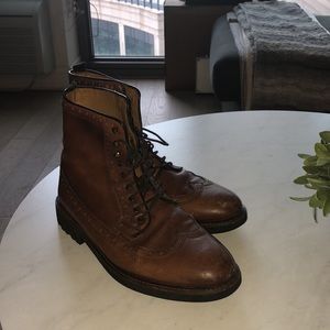 MASSIMO DUTTI LEATHER BOOTS